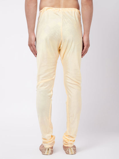 Vastramay Men's Gold Viscose Pyjama