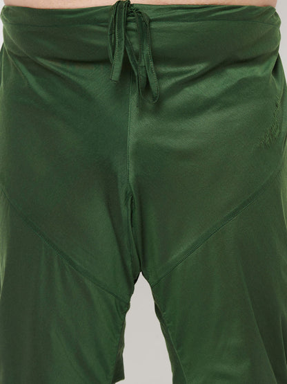 Vastramay mens plus size dark green color pyjama