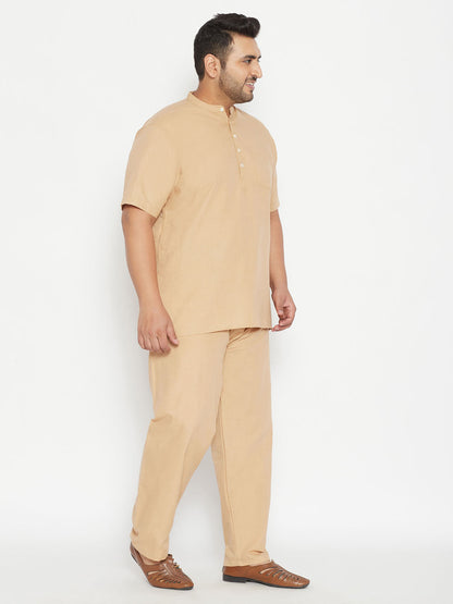 plus size mens work from home kurta and salwar set