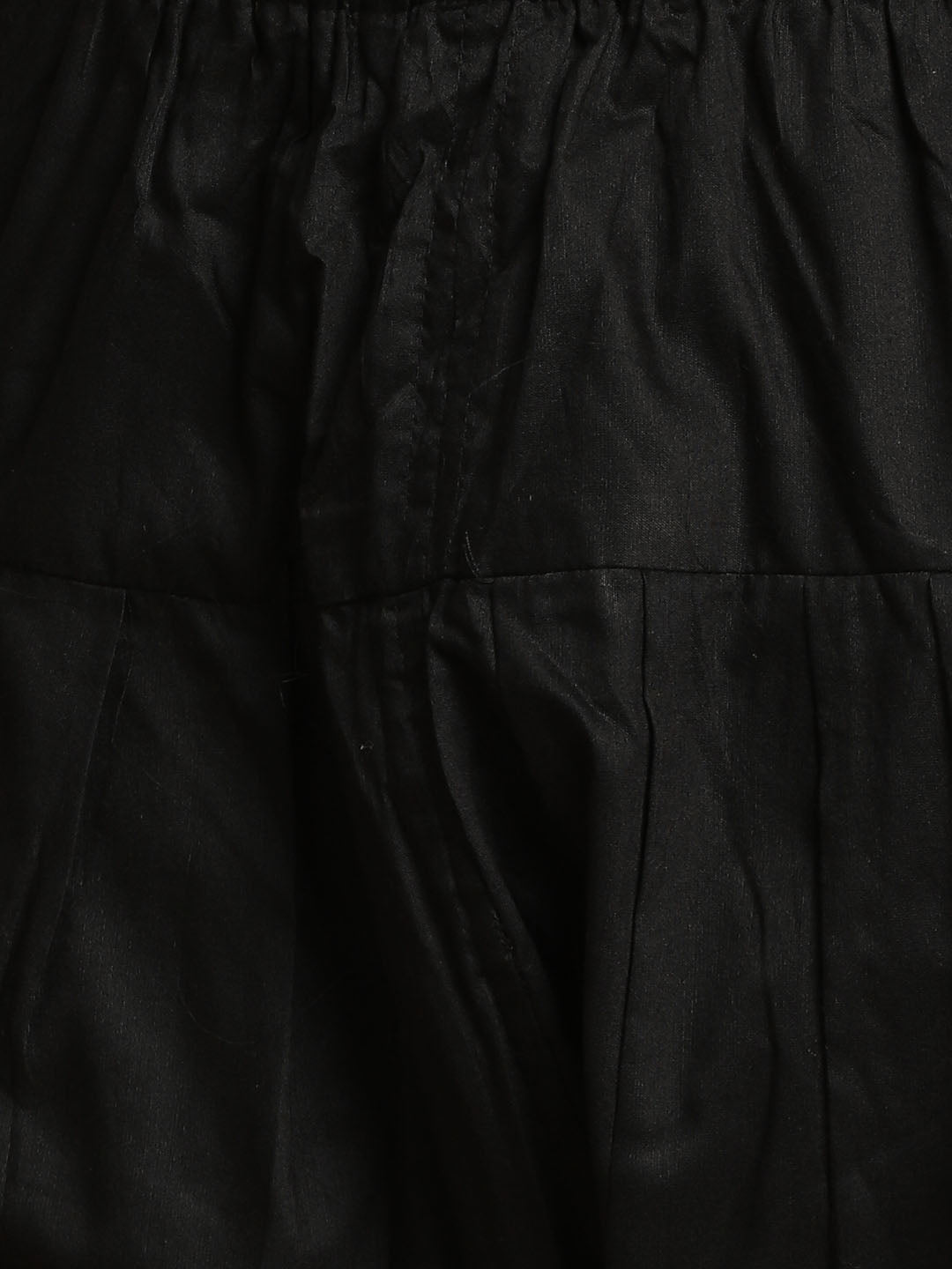 vastramay mens black mirror georgette kurta with patiala set