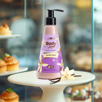 Plum vanilla vibes body wash