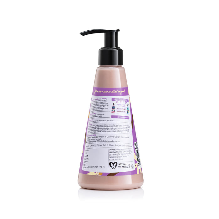 Plum vanilla vibes body wash