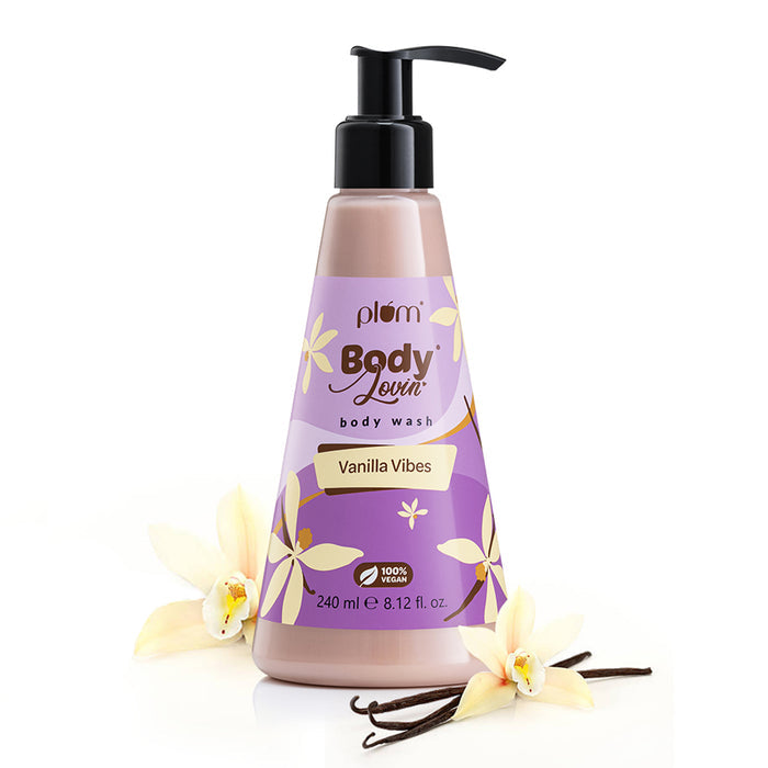 Plum vanilla vibes body wash