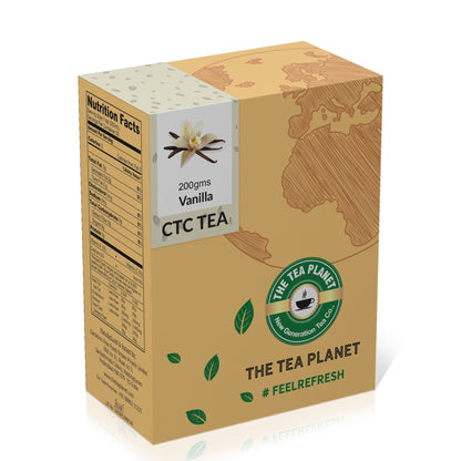 The Tea Planet Vanilla Flavored CTC Tea