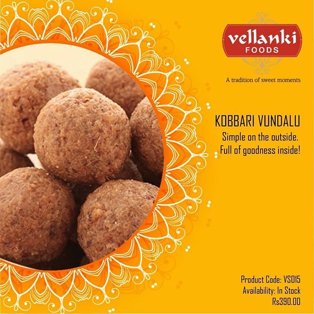 Vellanki Foods Kobbari Vundalu