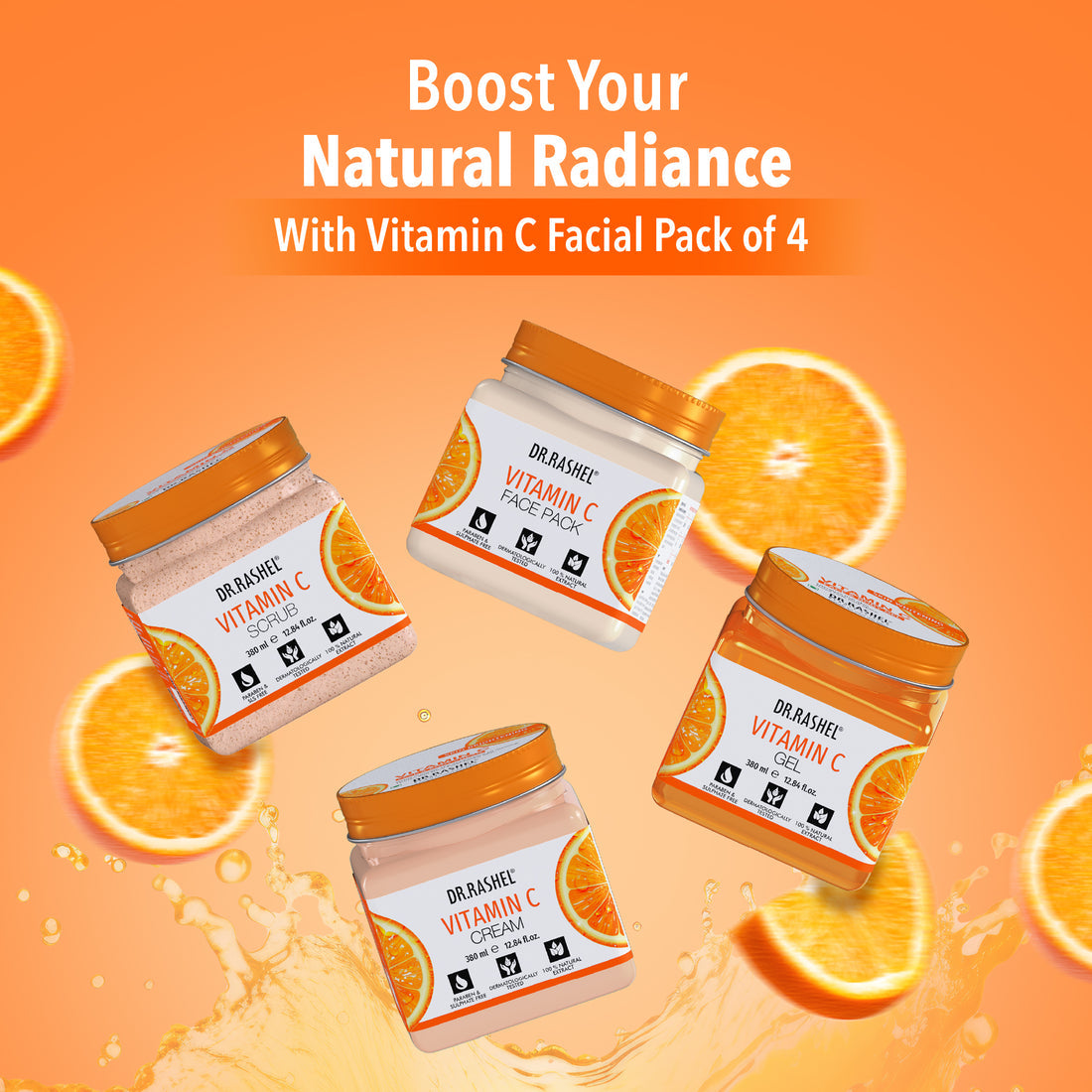 Dr. Rashel Vitamin C Facial Pack of 4