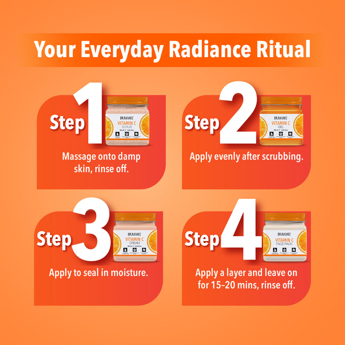 Dr. Rashel Vitamin C Facial Pack of 4