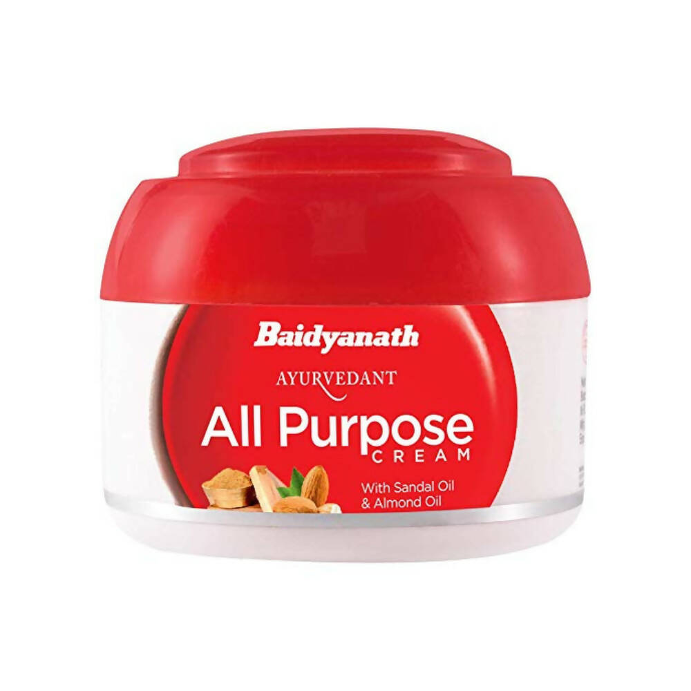 Baidyanath Jhansi Ayurvedant All Purpose Cream With Sandal Oil and Almond Oil