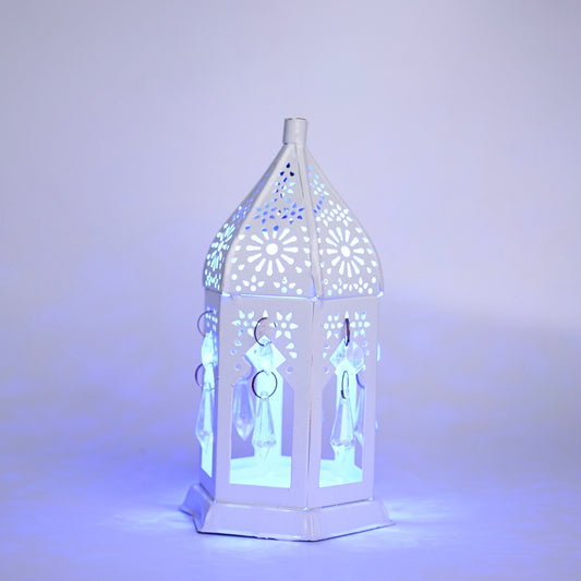 White LED Decorative Lantern Flameless Diwali & Festive Light