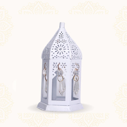 White LED Decorative Lantern Flameless Diwali & Festive Light