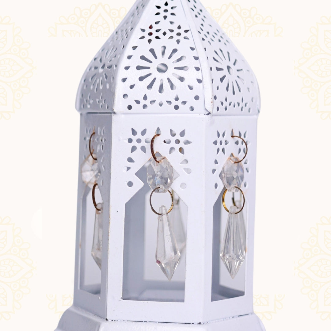 White LED Decorative Lantern Flameless Diwali & Festive Light