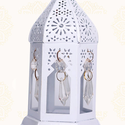 White LED Decorative Lantern Flameless Diwali & Festive Light
