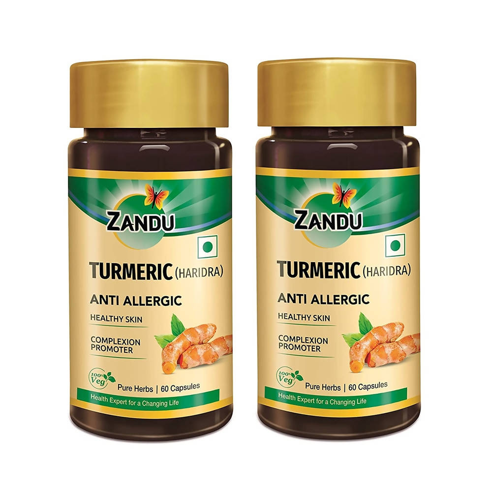 Zandu Turmeric |Haridra Anti Allergic Capsules