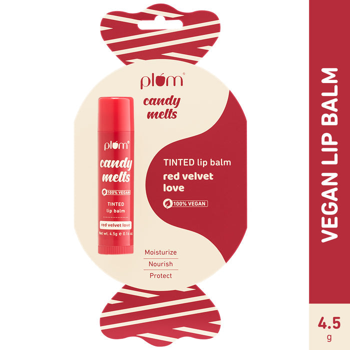 Plum Candy Melts Red Velvet Love Tinted Lip Balm