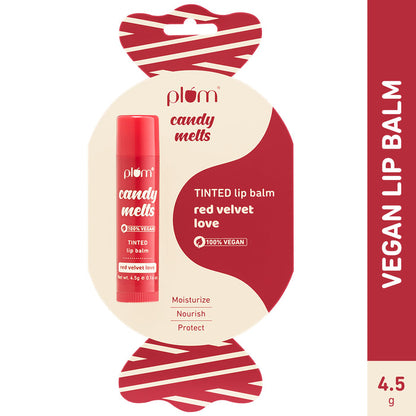 Plum Candy Melts Red Velvet Love Tinted Lip Balm