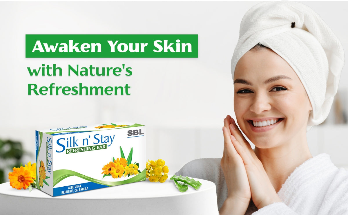 SBL Silk N Stay Berberis & Calendula Soap
