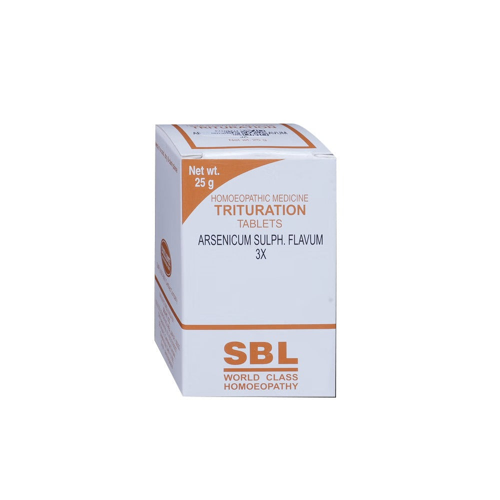 SBL Arsenicum Sulph Flavum Trituration Tablet 3X