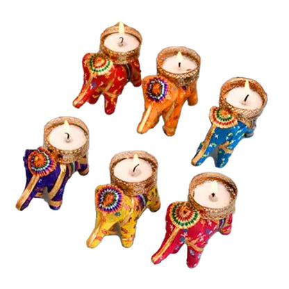 Arvinds Handmade Elephant Candle for Diwali
