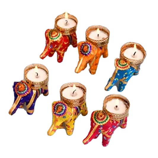 Arvinds Handmade Elephant Candle for Diwali