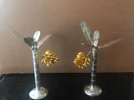 Pair of Pure Silver Banana Trees 200 grams