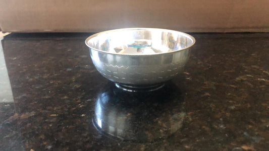 Pure Silver Bowl 53 grams 4"W, 1.5"H