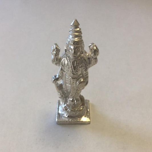 Pure Silver Satyanarayana Swamy Idol 20 grams, 2"H, 1.5"W