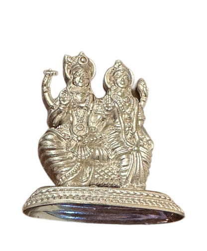 Pure Silver Lakshmi Narayana Idol 17g - PUSHMYCART