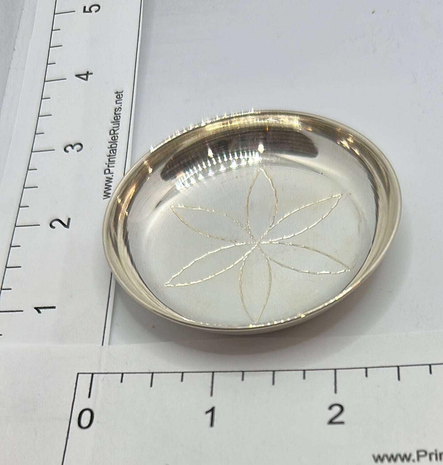 Pure Silver Small Plate