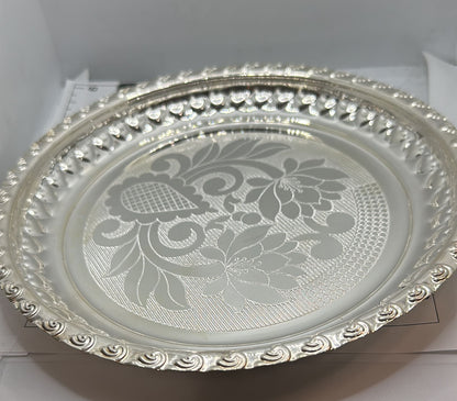 Pure Silver Design Plate