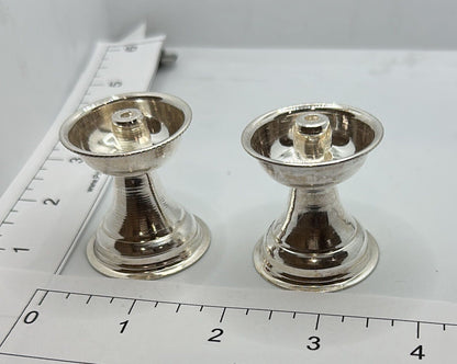 Pure Silver Pair of Diyas