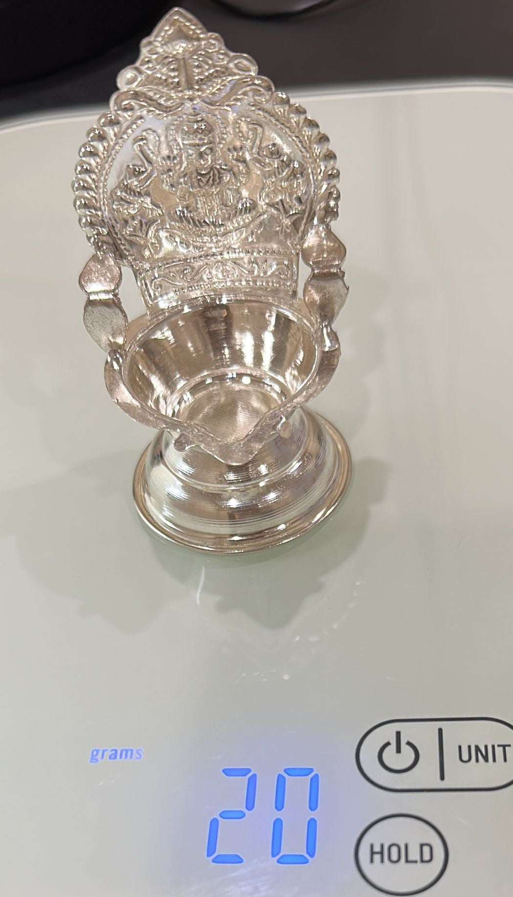 Pure Silver Kamakshi Diya