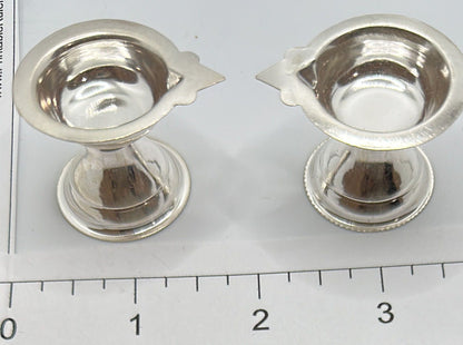 Pure Silver Deepam Diyas Pair