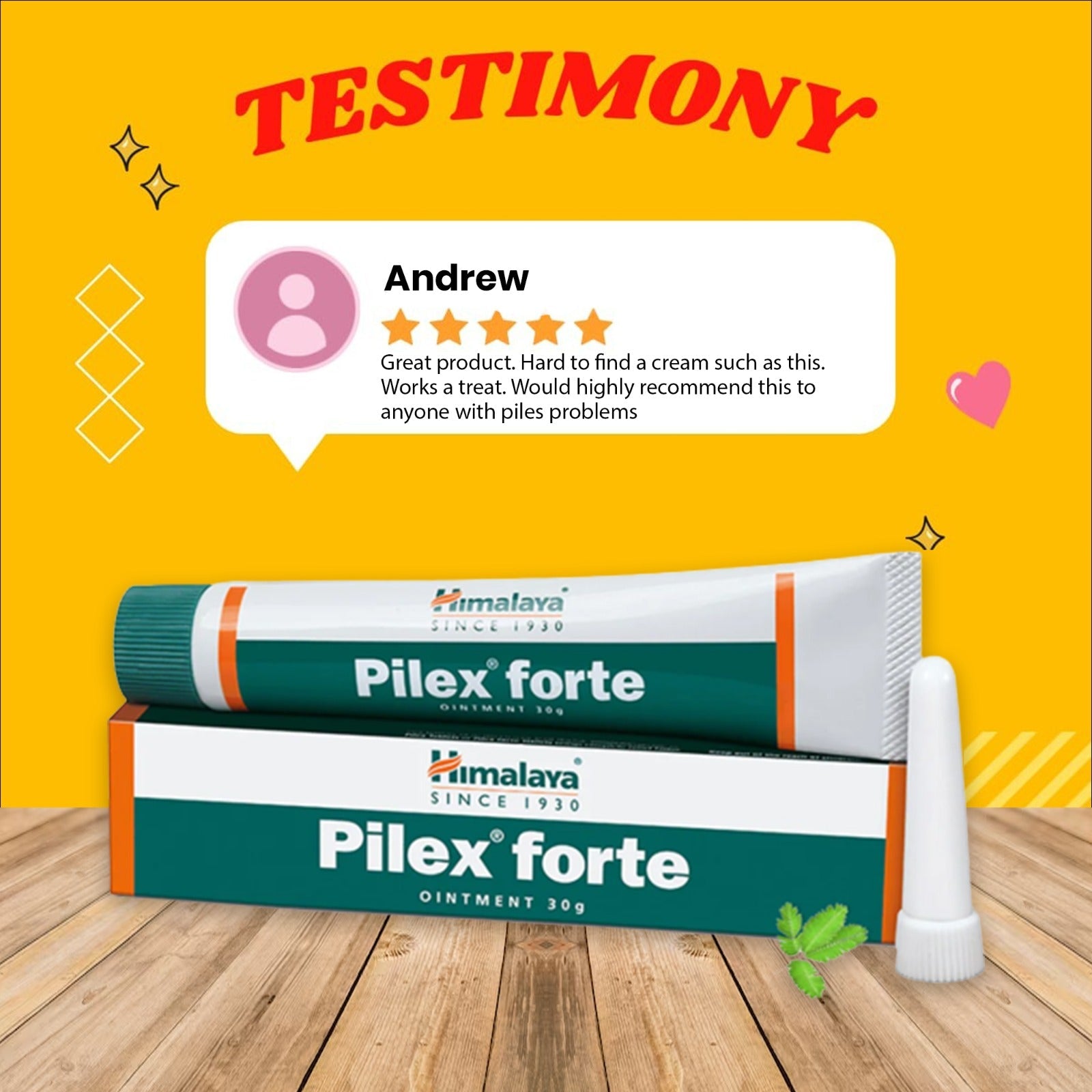 review of himalaya pilex forte ointment