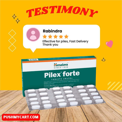 Himalaya Pilex Forte Tablets - PUSHMYCART