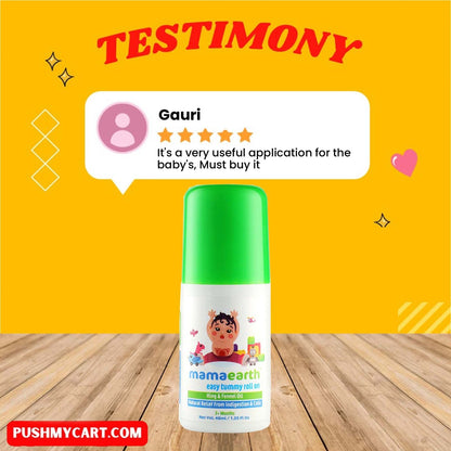 Mamaearth Easy Tummy Roll On 40ml - PUSHMYCART