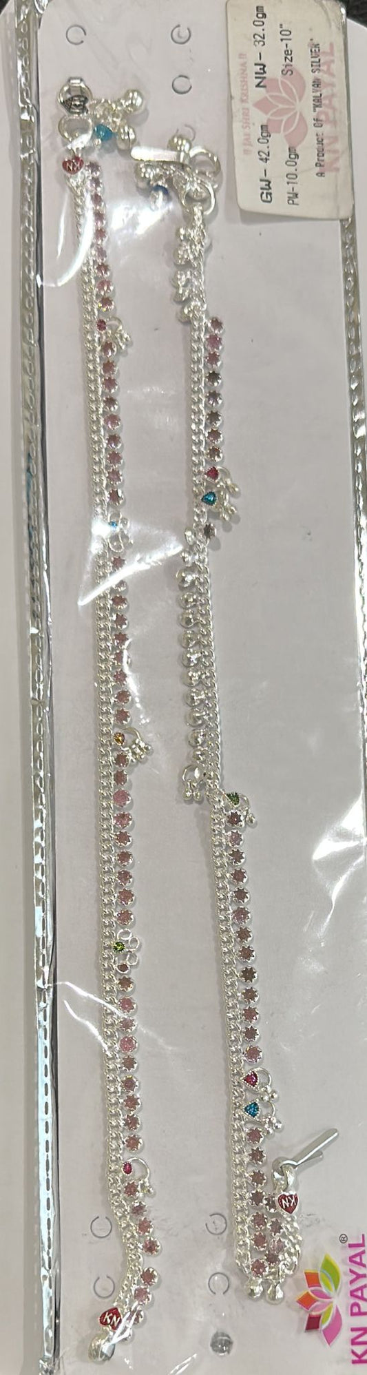 Pure Silver Anklets