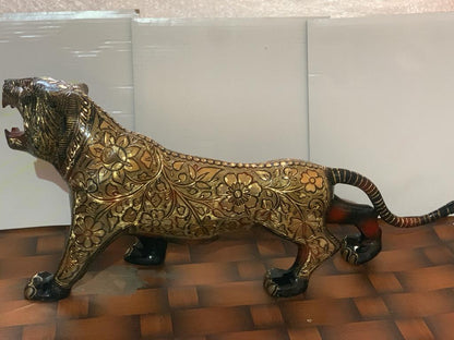 Brass Showpiece Tiger