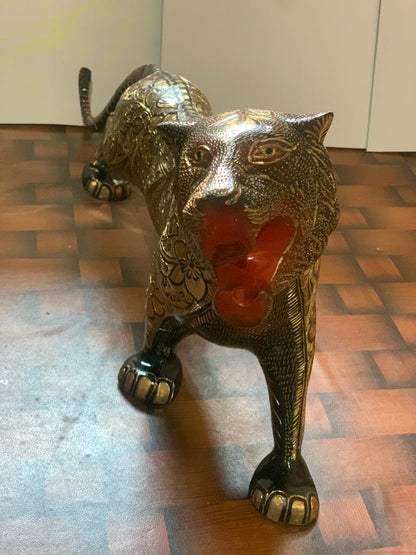 Brass Showpiece Tiger