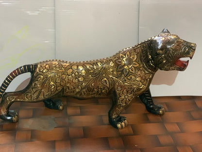 Brass Showpiece Tiger