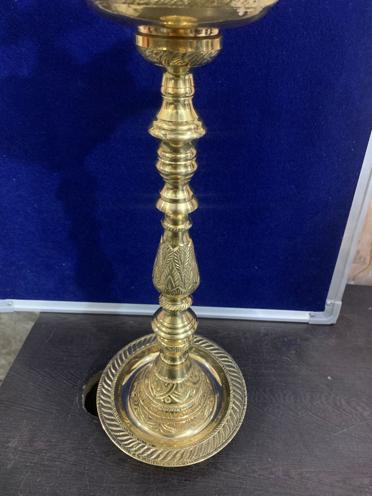 Brass Table Mahabharat Oil Lamp Deepak