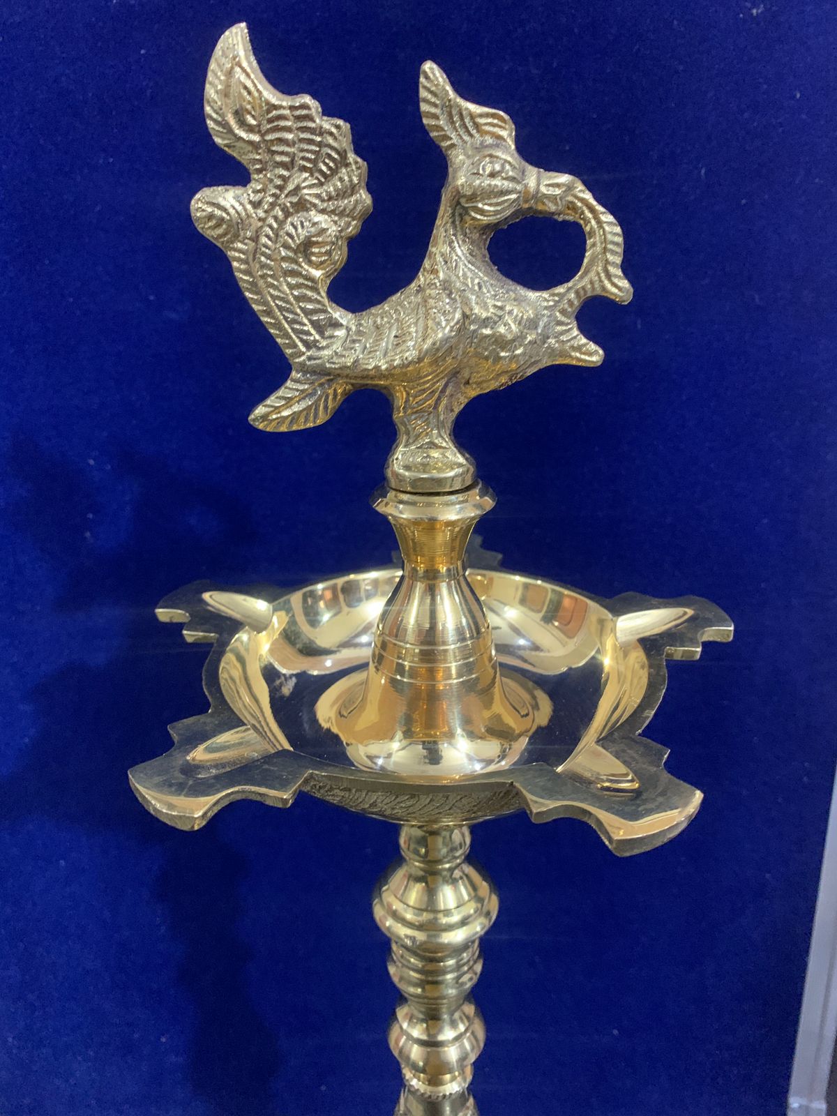 Brass Table Mahabharat Oil Lamp Deepak