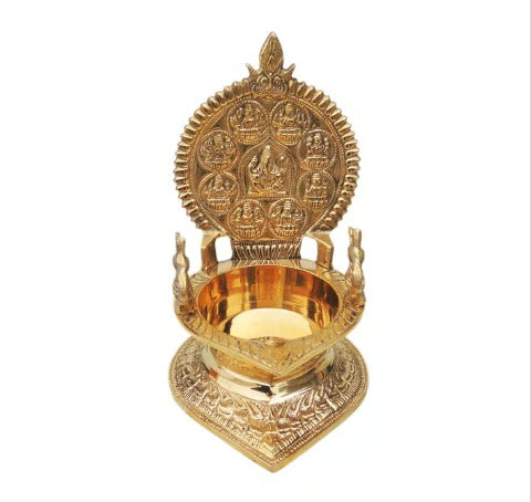 Brass Oil Lamp Kamakshi Diya |Pack Of 2