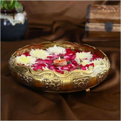 Brass Flower Urli Diwali Gifting Item