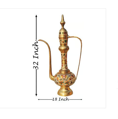 Brass Showpiece Surahi, Aftaba