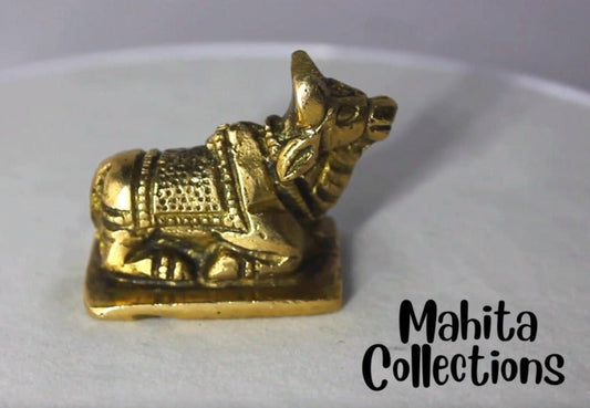 Brass Showpiece Nandi Statue