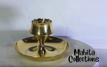 Brass Round Agarbatti Stand