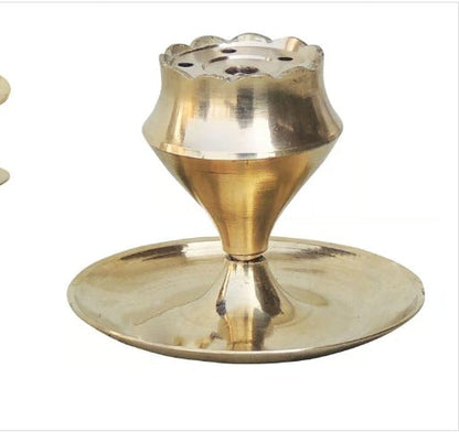 Brass Round Agarbatti Stand