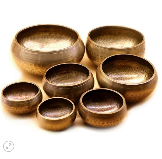 Brass Tibetan Singing Bowl With Stick