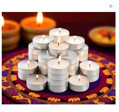 Tealight Candles – Decorative Diya Lights for Diwali and Home Decor