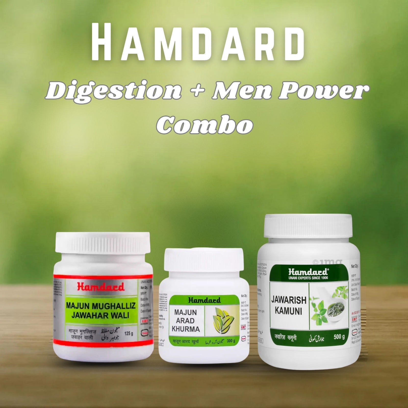 Hamdard Digestion + Men power Combo